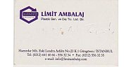 LİMİT AMBALAJ  -  Ufuk SARIOĞLU