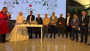 Elif Zeynep ve Gökhan Çiftçi Hayatlarını Birleştirdi
