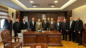 Başkan Fatih Keskinci'den Kaymakam Abdullah Küçük'e İlk Ziyaret