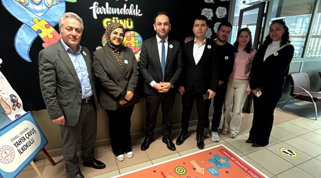 GÜNGÖREN YAHYA ÇAVUŞ İLKOKULU OTİZM FARKINDALIK GÜNÜNÜ TÜM GÜNGÖREN'E DUYURDU